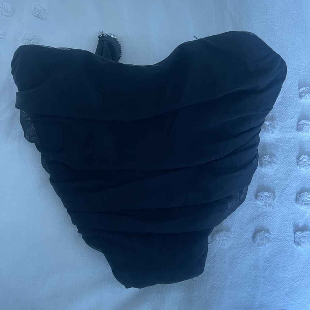 black corset top